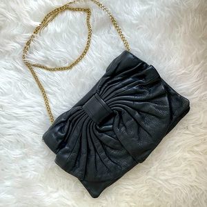 Red Valentino - black bow crossbody bag